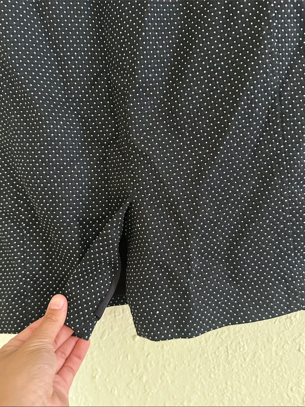 Sleeveless Black Polka Sheath Dress EUC